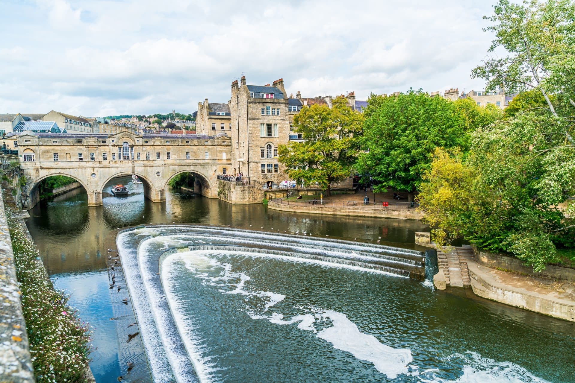 Pulteney Bridge and the weir on the River Avon