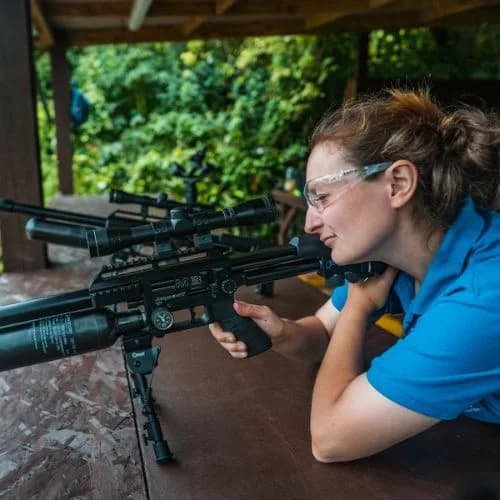 Air rifle shooting
