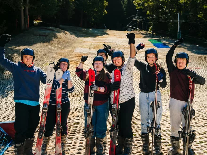 Dry slope skiing & snowboarding