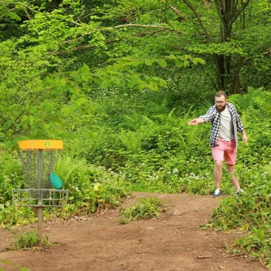 Frisbee golf at the park
