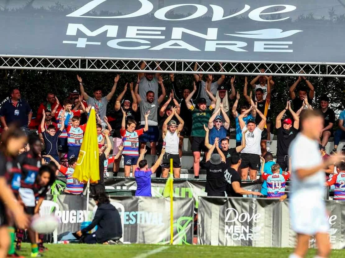 Celebrations in front of the festival stage