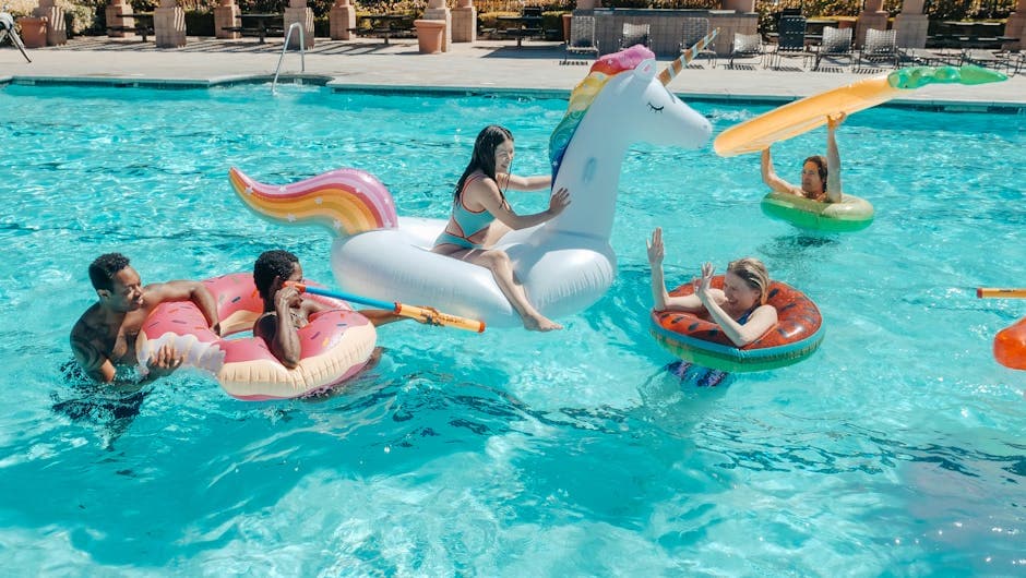 pool party inflatables